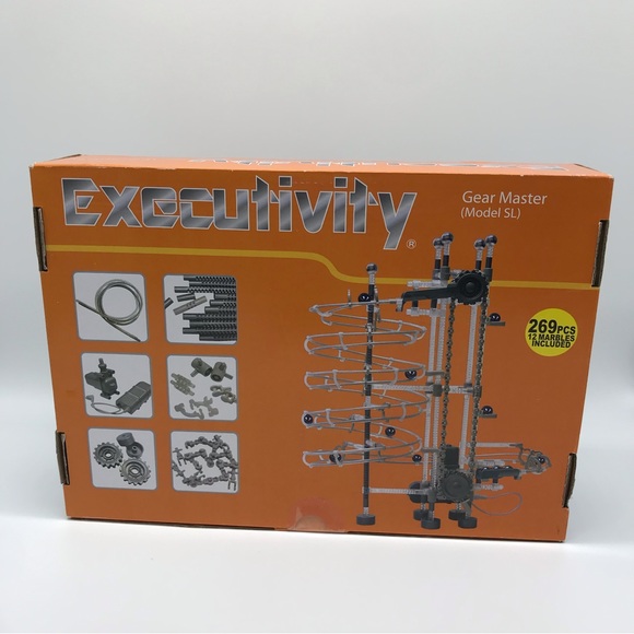 Executivity Gear Master Marble Maze Marble Track Set Building Toy Kids Project - Picture 8 of 13